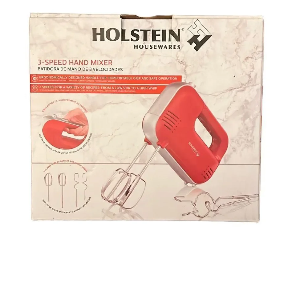 Holstein Housewares 3-Speed Hand Mixer NIB‎